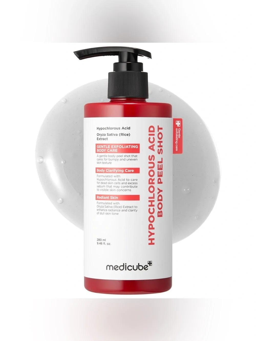 Medicube Hypochlorous Acid Body Peel Shot - Gentle Exfoliating Body Care